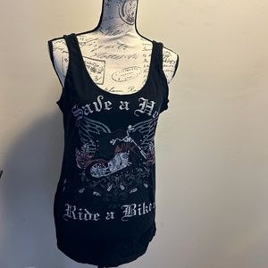 Save a Hog Ride a Biker Tank Top